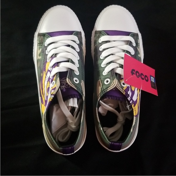 Foco LSU Camo Sneakers - Picture 6 of 16